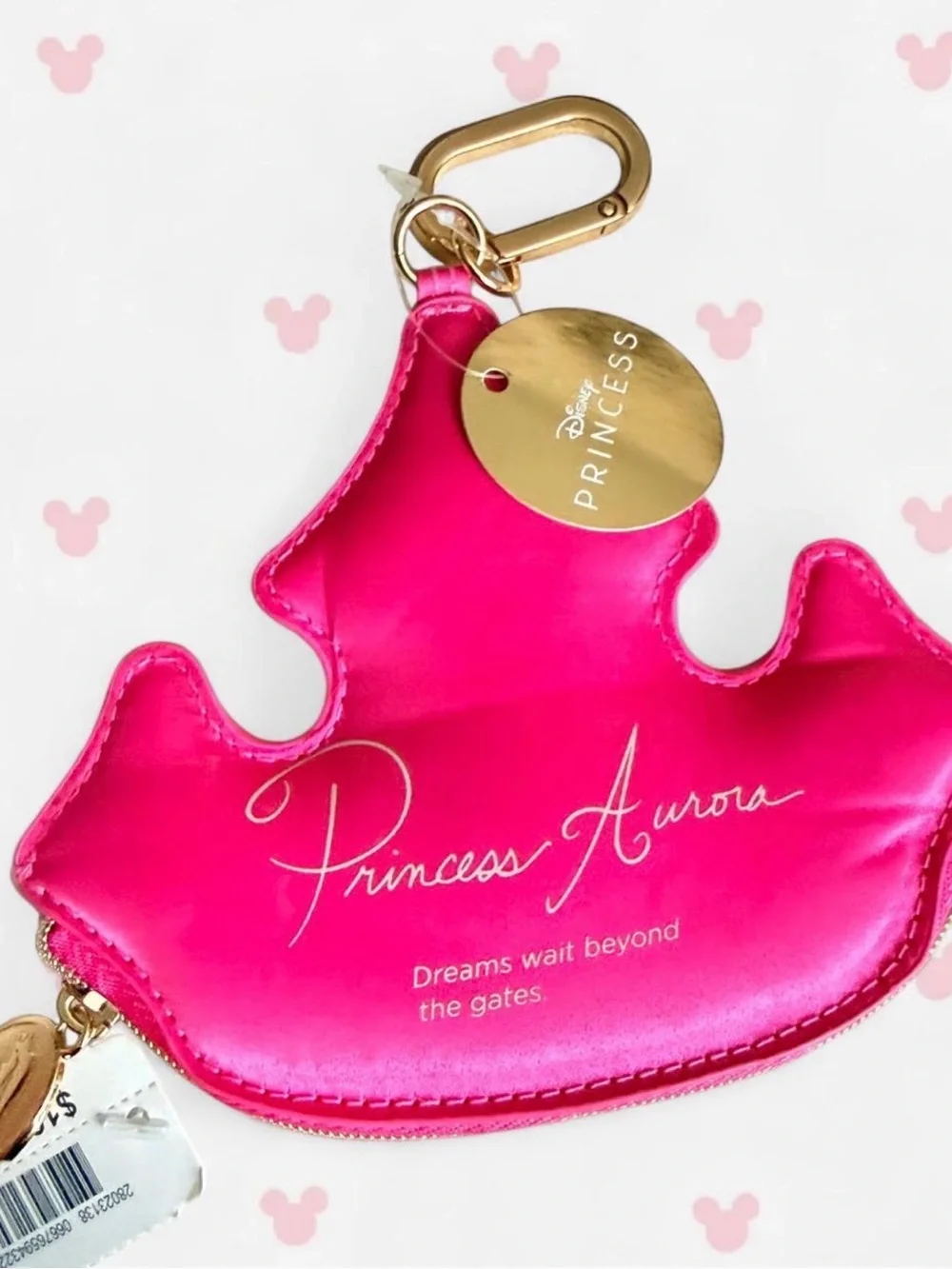 Disney Princess Aurora crown coin pouch